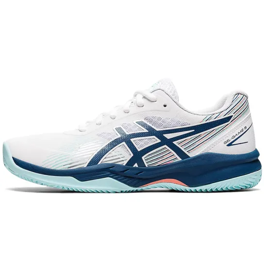 Asics Women's Gel Game 8 'White Light Indigo'