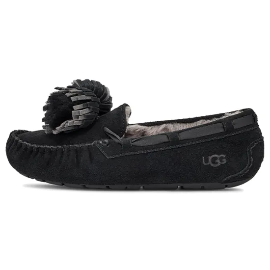 UGG Dakota Bow Pom 'Black' Women's