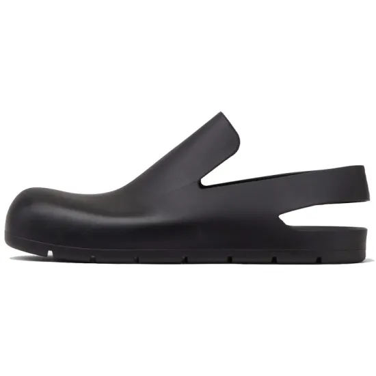 Bottega Veneta Rubber Slingback Puddle Shoe Black Women's