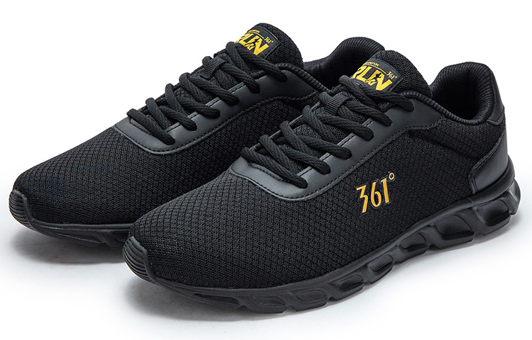 361° Comfortable Lightweight Cushioning Lightweight Cushioning Low top Running Shoes Men’s Raven