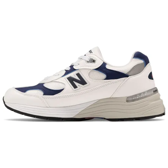 New Balance 992 White Navy