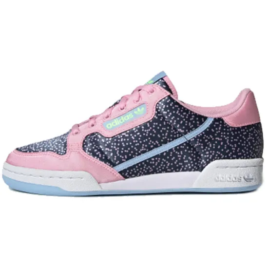 Adidas Originals Continental Skateboard Shoes Women's Low-top Navy/pink