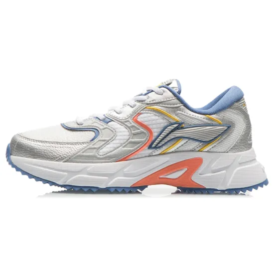 LINING Running Shoes Men Low-Top Oat Gray/Lead Gray-Green