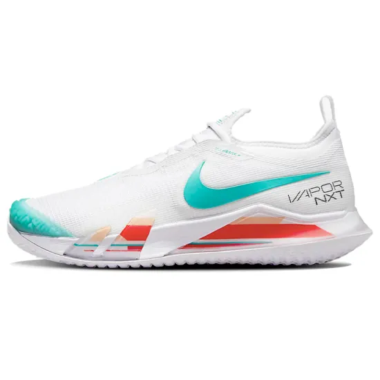 Nike React Vapor NXT HC White Habanero Red Pomegranate Washed Teal Women's