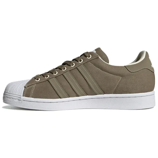 Adidas Originals Superstar Series Skateboard Shoes Unisex Low-top Military Green