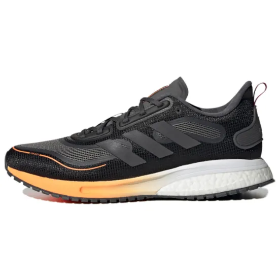 Adidas Supernova Running Shoes Men Low-top Black/Gray