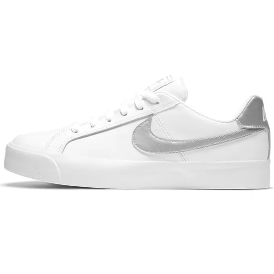 Nike Court Royale Skateboarding Shoes Women's Low-top White/Silver
