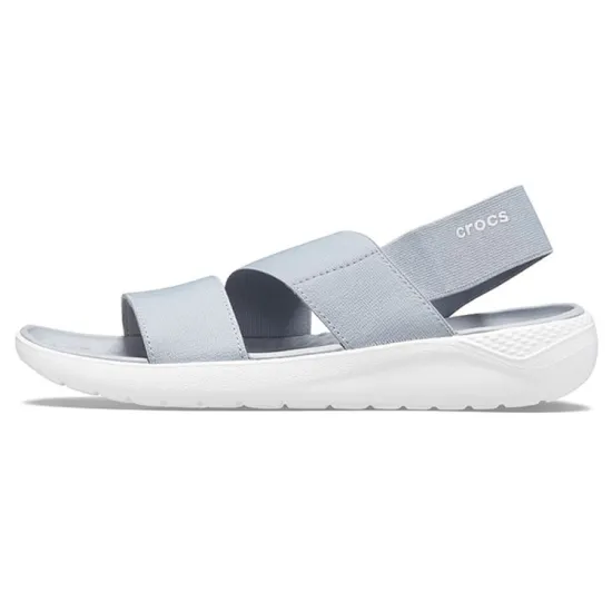 Crocs LiteRide Beach Sandals Women's Grey/white