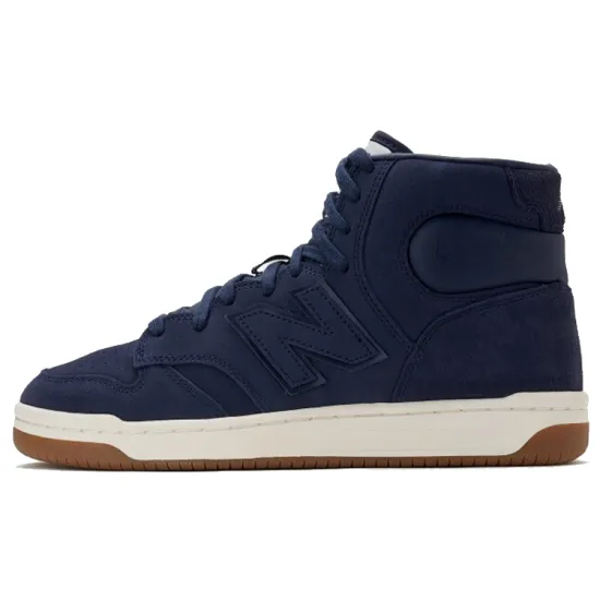 New Balance NB 480 Skateboarding Shoes Unisex High-top Navy Blue