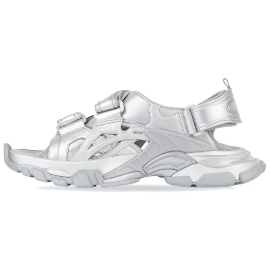 Balenciaga Track Sandal Silver