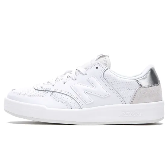 New Balance NB 300 Skateboarding Shoes Women's Low-top White/Silver