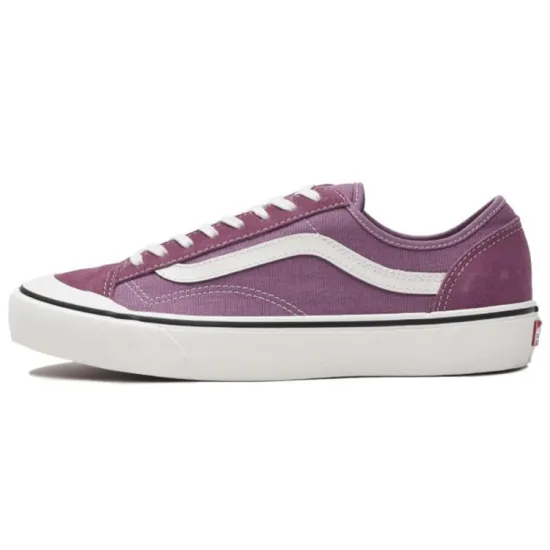Vans Style 36 Skateboarding Shoes Unisex Low-top Purple/White