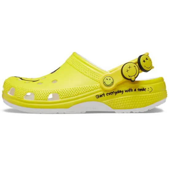 Smiley X Crocs Classic Clog Clogs Unisex