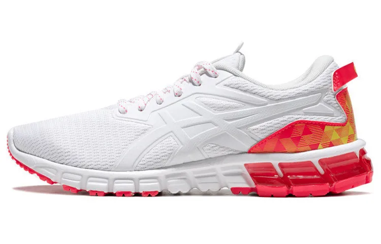 Asics GEL Quantum Fabric Abrasion Resistant Abrasion Resistant Low top Sprint Running Shoes Women's White