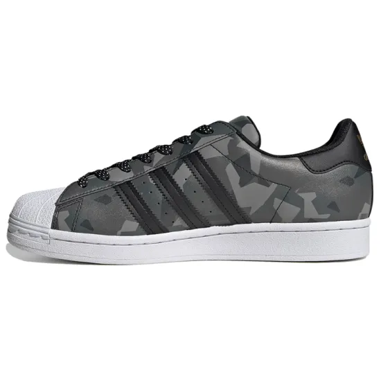 Adidas Originals Superstar Series Skateboard Shoes Men Low-top Black/gray/white