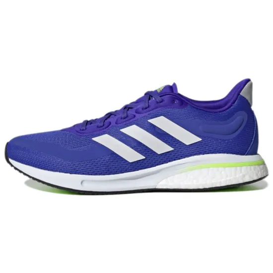 Adidas Supernova Running Shoes Men Low-top White/Royal Blue/Fern Green