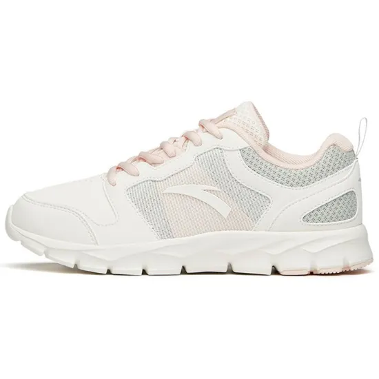ANTA Running Collection Running Shoes Women's Low-Top Ivory White Gray Green/White Pink