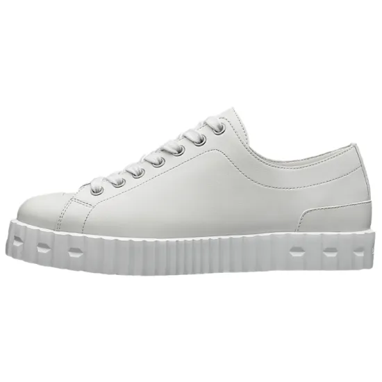 HERMES Low-Top Stylish Skateboarding Shoes Women's White
