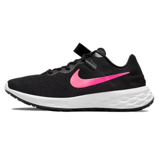 Nike Revolution 6 FlyEase Next Nature 'Black Hyper Pink' Women's