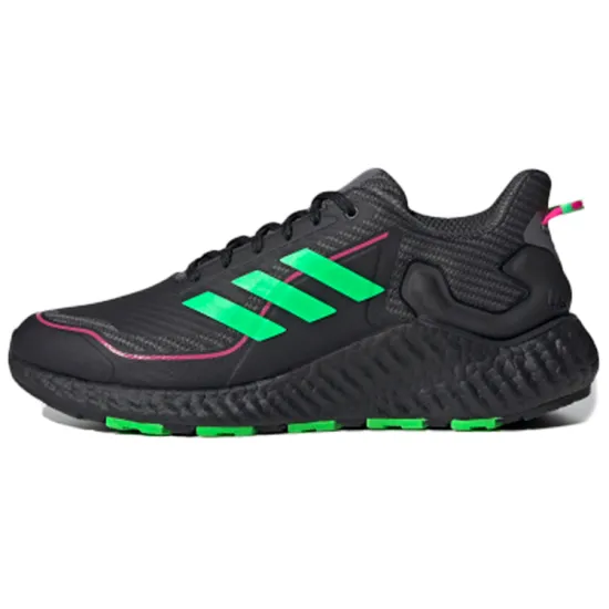 Adidas Climawarm Ltd Running Shoes Unisex Low-top Black/grey/lime Yellow