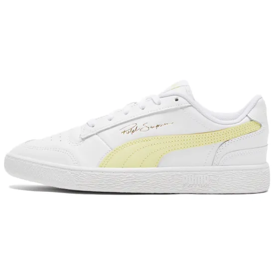Puma Ralph Sampson Skateboarding Shoes Unisex Low-top White/Yellow