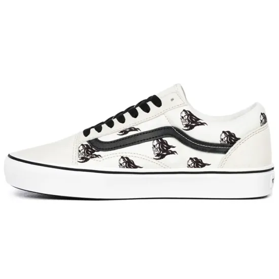 Vans Old Skool Sixty Sixers X ComfyCush 'Skull Print - White'