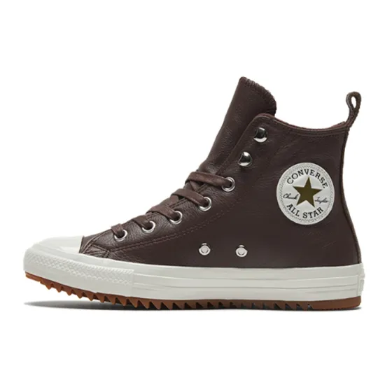 Converse All Star Series Skateboarding Shoes Women's High-top Coffee Black