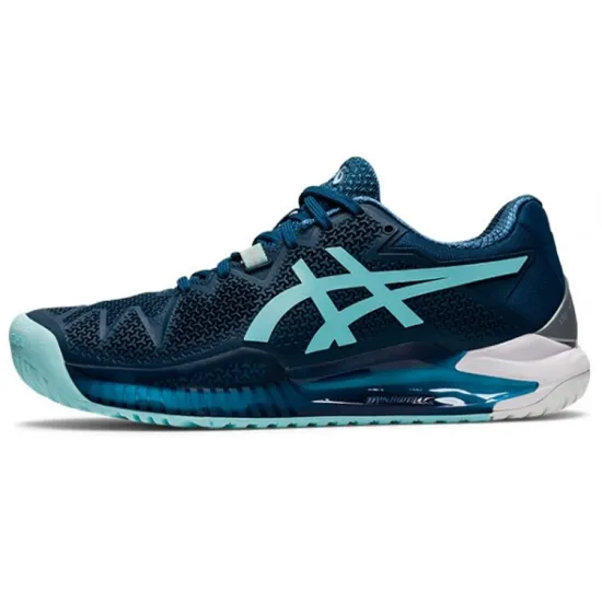 Asics Gel-Resolution 8 Tennis Shoes Women's Low-top Ocean Blue