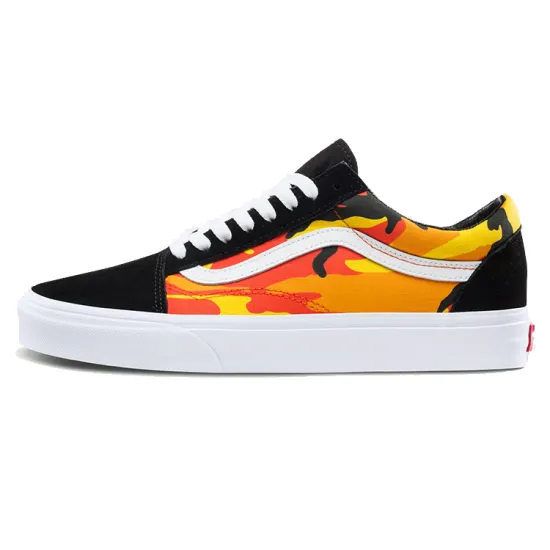 Vans Old Skool Pop Camo Orange
