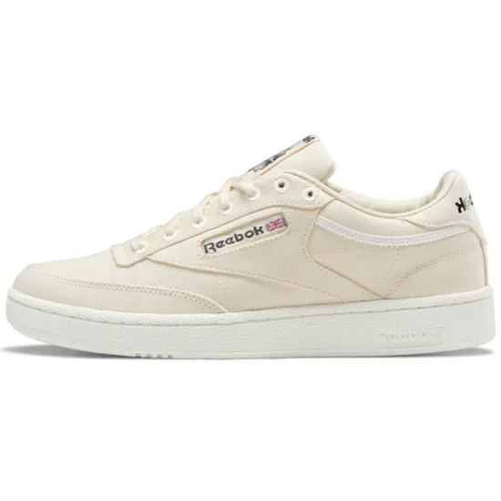 Reebok Club C Skateboarding Shoes Unisex Low-top Beige