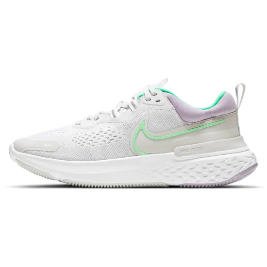 Nike React Miler 2 Platinum Tint Green Glow Women's