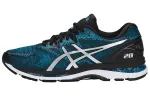 ASICS GEL Nimbus 20 Abrasion Resistant Breathable Low top Running Shoes Men's Blue Black