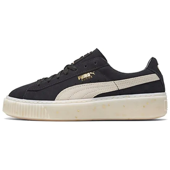 Puma Women's Suede Platform 'Celebrate - Black Gold'