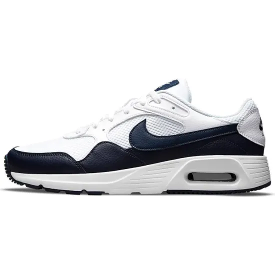 Nike Air Max SC Running Shoes Men Low-top White/Dark Blue