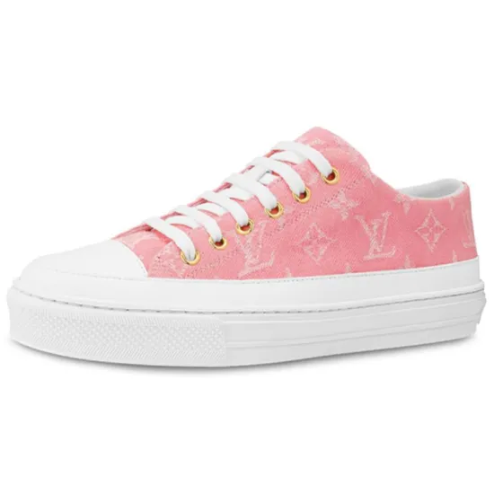 LOUIS VUITTON Stellar Low-Top Sneakers Pink Women's