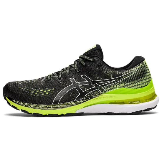 Asics Gel-Kayano 28 Black Hazard Green