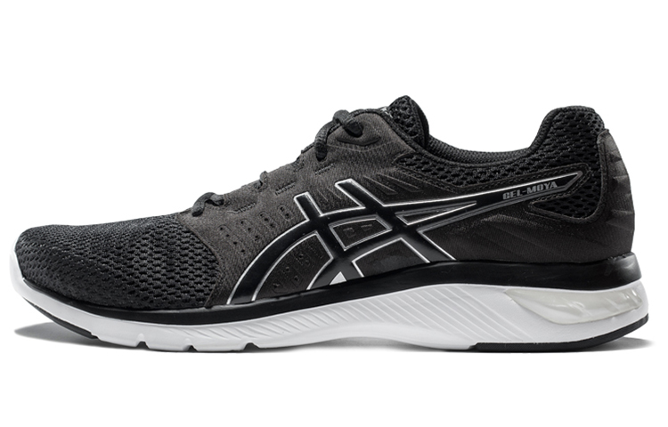 Asics Gel moya Fabric Abrasion Resistant Breathable Low top Running Shoes Men's Black White