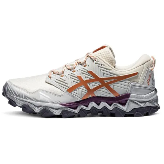 Asics GEL-FujiTrabuco 7 Running Shoes Men Low-top White/Gold