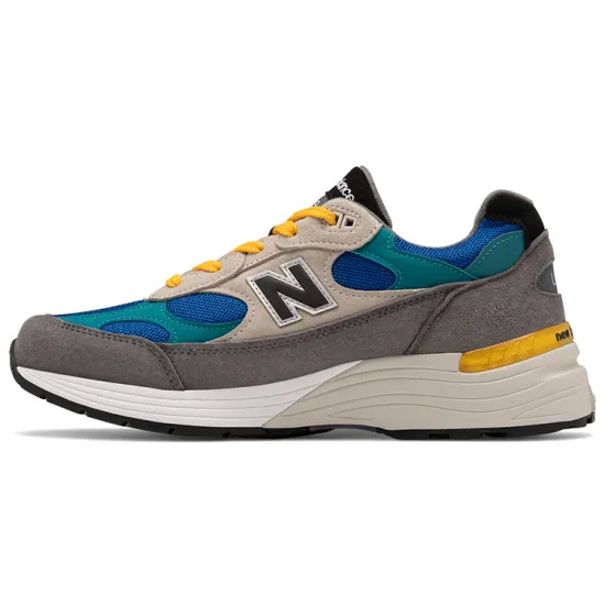 New Balance 992 "Grey/Blue/Teal/Yellow" Low-top Sneakers