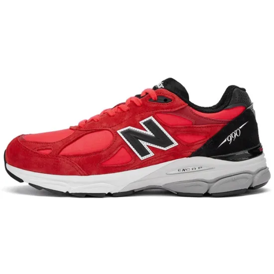 New Balance 990v3 MiUSA Red Suede