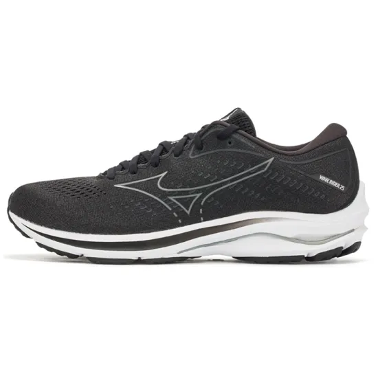 Mizuno Wave Rider 25 Running Shoes Unisex Low-Top Black