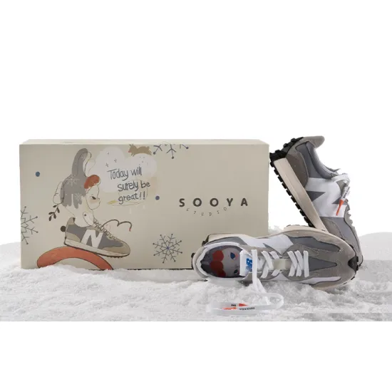 New Balance X Kiks X SooyaStudio 327 Shoes Grey