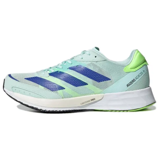 Adidas Adizero Japan 6 Running Shoes Women's Low-top White/Royal Blue/Fern Green