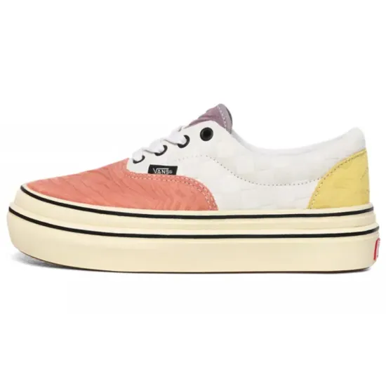 Vans Era Skateboarding Shoes Women's Low-top Yellow/white/powder