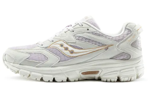 Saucony Cohesion 9 Classic Retro Sports Slip Resistant Abrasion Resistant Low top Running Shoes Women's Pink White