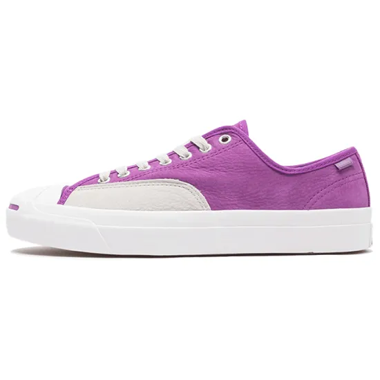 Converse Jack Purcell Skateboarding Shoes Unisex Low-top White/purple