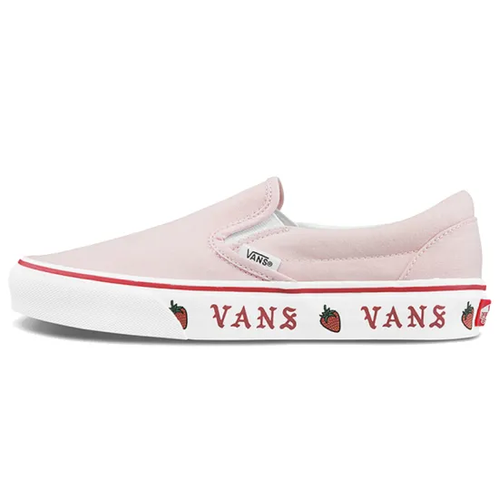 Slip On Classic Vans 'Sidewall Print   Strawberry' Women's