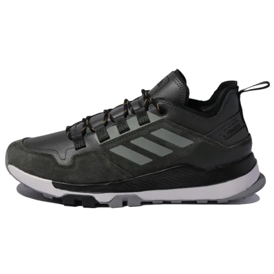 adidas Terrex Hikster Leather Low 'Black Green'
