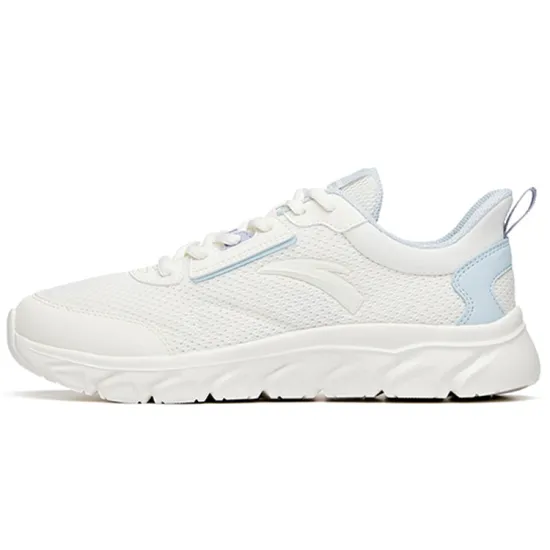 ANTA Running Collection Running Shoes Women's Low-Top Ivory White/Light Sky Blue