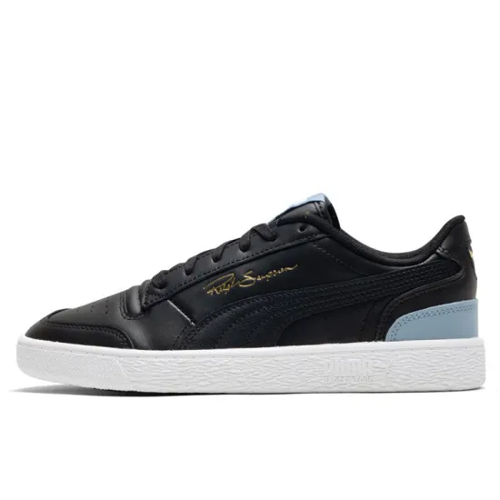 PUMA Ralph Sampson Skateboarding Shoes Unisex Low-top Black/Blue